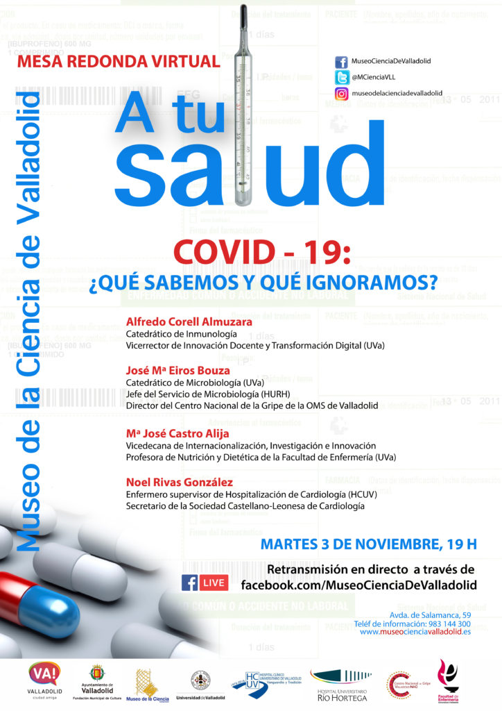 Cartel ciclo a tu salud 2020