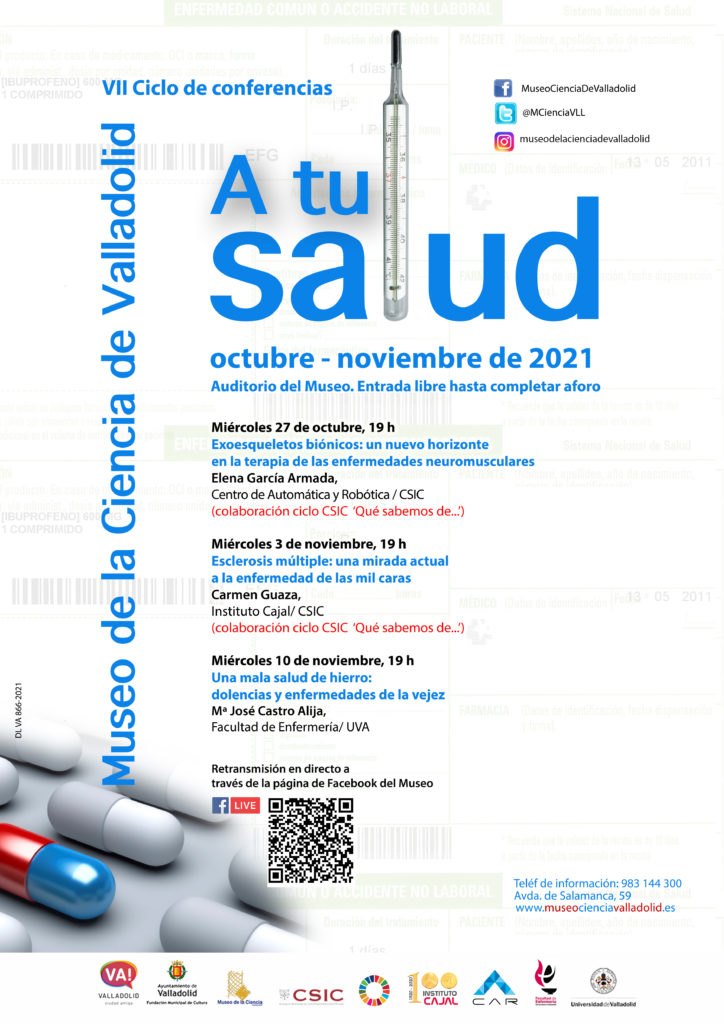 Cartel ciclo a tu salud 2021