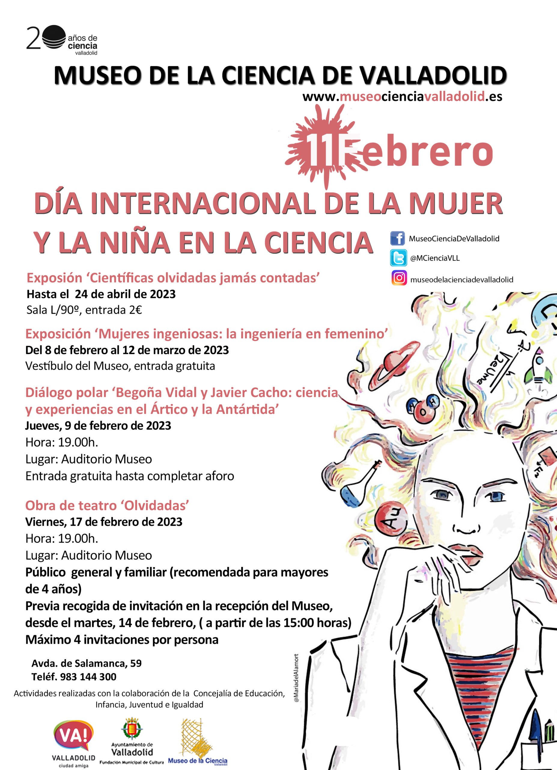 Mujer y niña ciencia 2023
